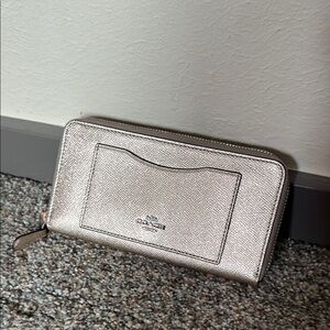 Coach Silver Wallet